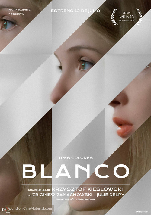 Trois couleurs: Blanc - Spanish Movie Poster