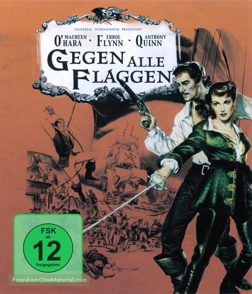 Against All Flags - German Blu-Ray movie cover