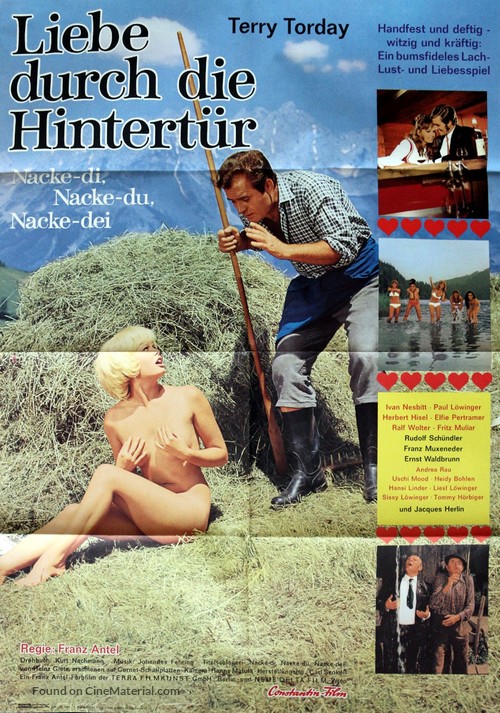 Liebe durch die Hintert&uuml;r - German Movie Poster