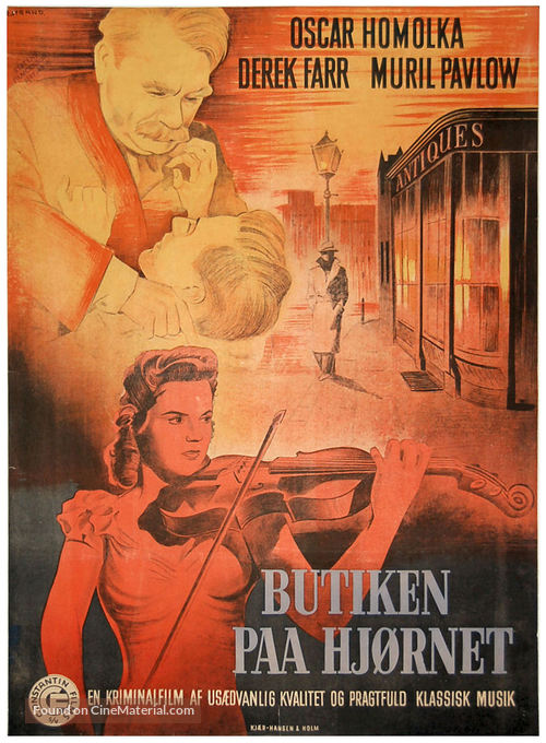 The Shop at Sly Corner - Danish Movie Poster