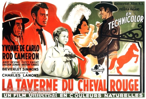 Frontier Gal - French Movie Poster