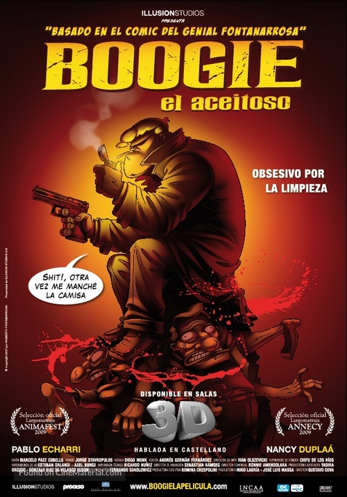 Boogie al aceitoso - Argentinian Movie Poster