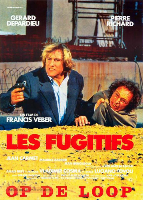 Les fugitifs - Belgian Movie Poster