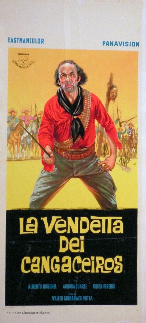 A Morte Comanda o Canga&ccedil;o - Italian Movie Poster