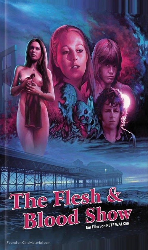 The Flesh and Blood Show - German Blu-Ray movie cover