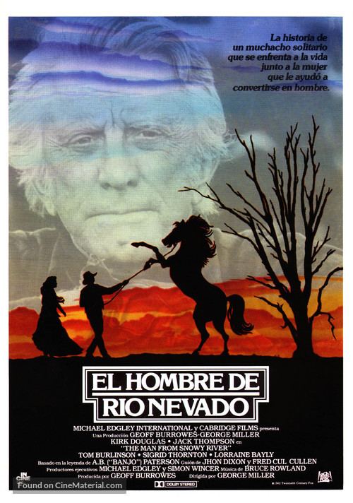 The Man from Snowy River - Spanish Movie Poster