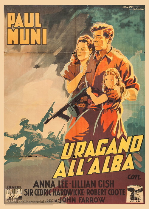 Commandos Strike at Dawn - Italian Movie Poster