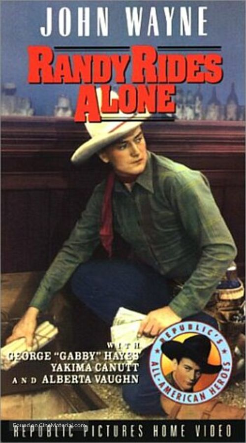 Randy Rides Alone - VHS movie cover