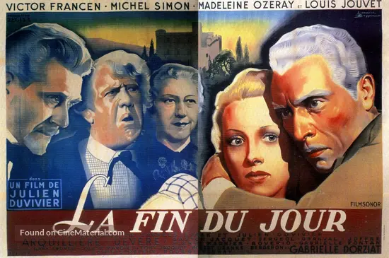 La fin du jour - French Movie Poster