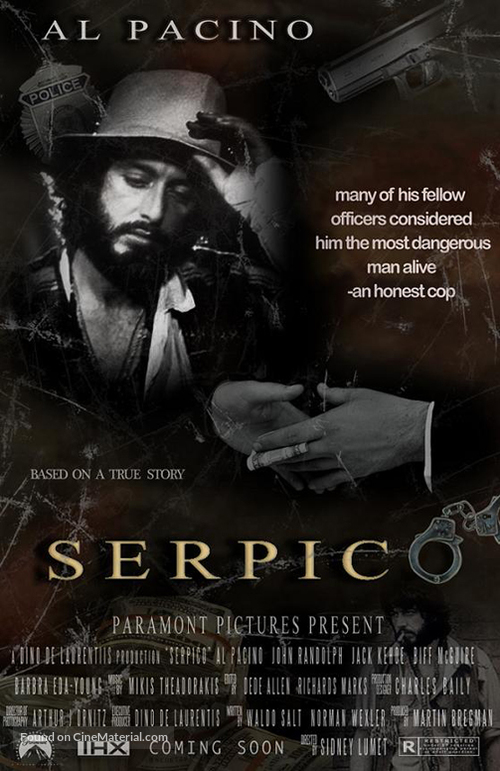 Serpico - Advance movie poster