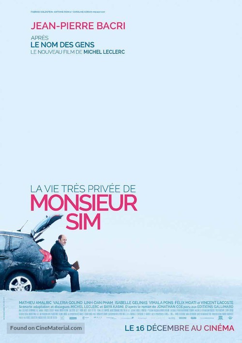 La vie tr&egrave;s priv&eacute;e de Monsieur Sim - Swiss Movie Poster