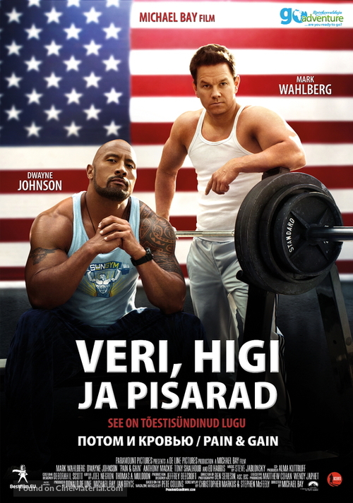 Pain &amp; Gain - Estonian Movie Poster