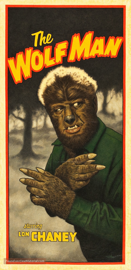 The Wolf Man - Homage movie poster