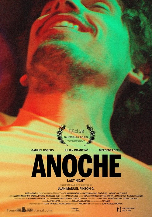 Last Night - Colombian Movie Poster