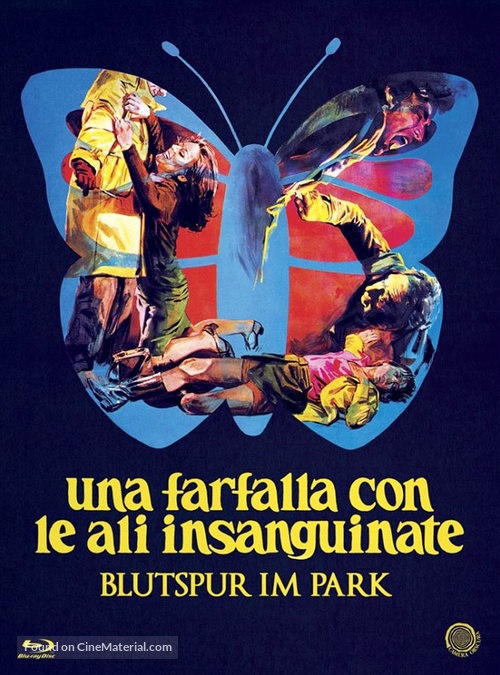 Una farfalla con le ali insanguinate - German Blu-Ray movie cover