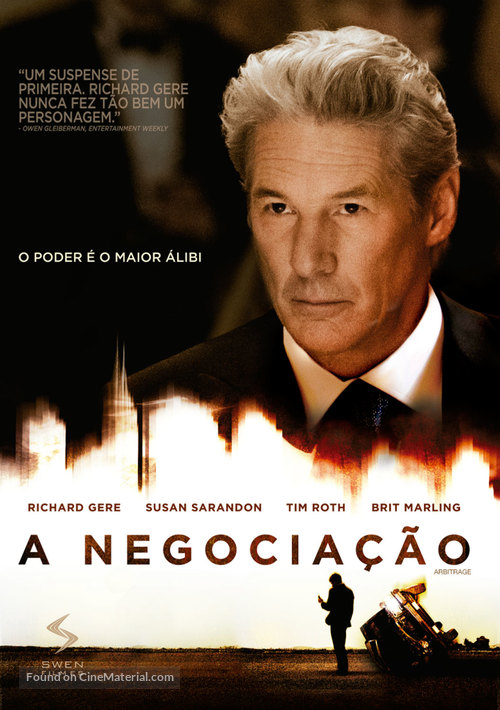 Arbitrage - Brazilian DVD movie cover