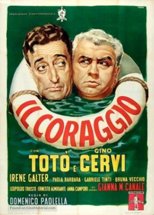 Il coraggio - Italian Movie Poster