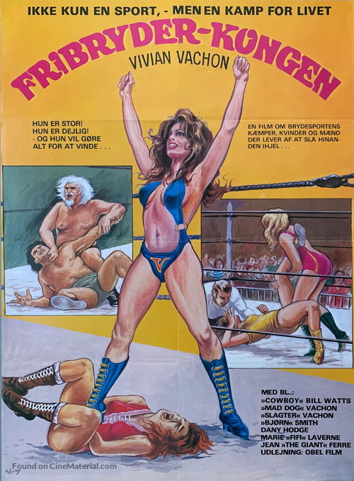 The Wrestling Queen - Danish Movie Poster