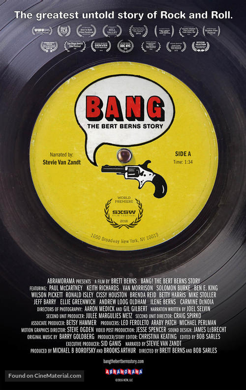 Bang! The Bert Berns Story - Movie Poster