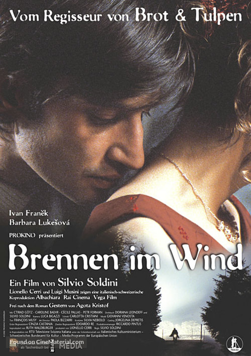 Brucio nel vento - German poster
