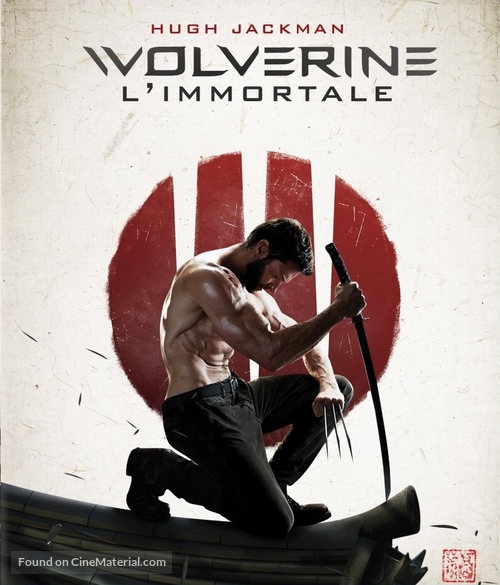 The Wolverine - Italian Blu-Ray movie cover