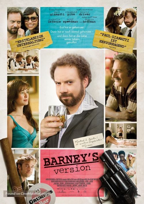 Barney&#039;s Version - German Movie Poster