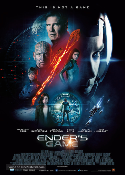 Ender&#039;s Game - Italian Movie Poster