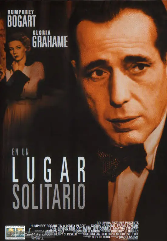 In a Lonely Place - Spanish DVD movie cover