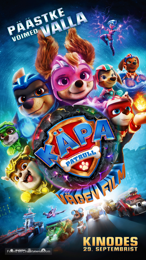 PAW Patrol: The Mighty Movie - Estonian Movie Poster