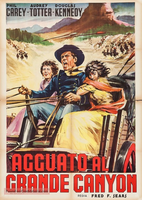 Massacre Canyon - Italian Movie Poster
