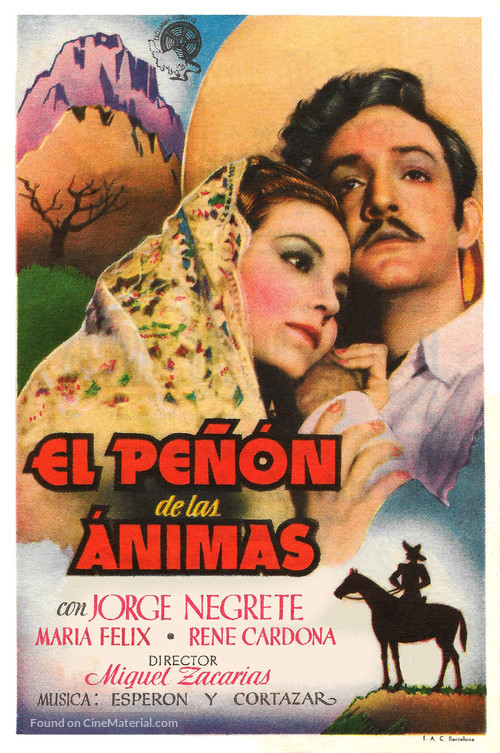 El pe&ntilde;&oacute;n de las &Aacute;nimas - Spanish Movie Poster