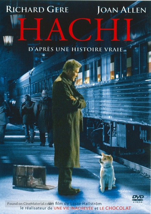 Hachi: A Dog&#039;s Tale - French DVD movie cover