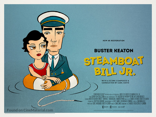 Steamboat Bill, Jr. - British Movie Poster