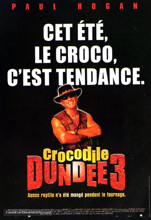 Crocodile Dundee in Los Angeles - French Movie Poster