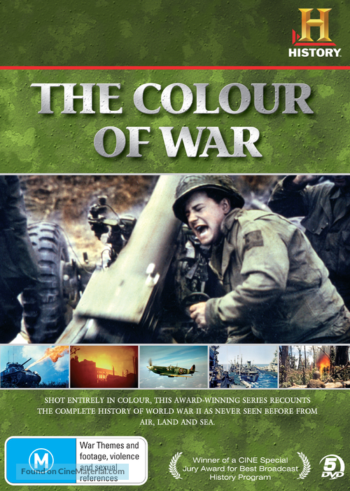 &quot;The Color of War&quot; - Australian DVD movie cover
