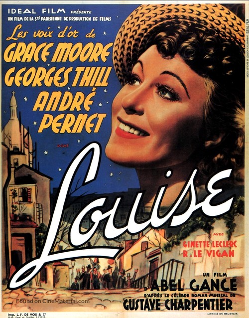 Louise - Belgian Movie Poster