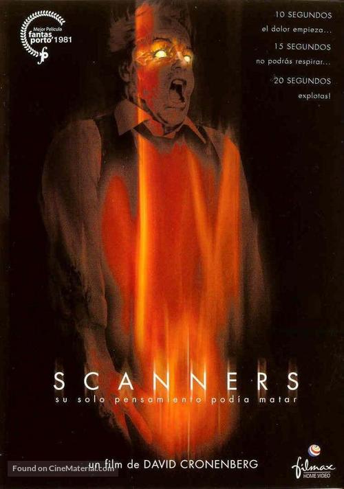 Scanners - Spanish Movie Cover