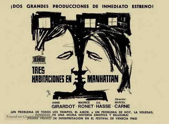 Trois chambres &agrave; Manhattan - Spanish poster