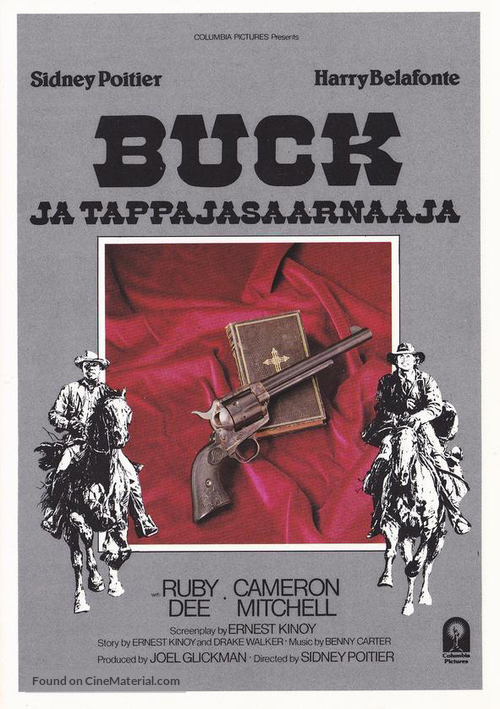 Buck and the Preacher - Finnish VHS movie cover