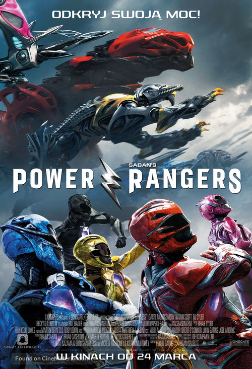 Power Rangers - Polish Movie Poster