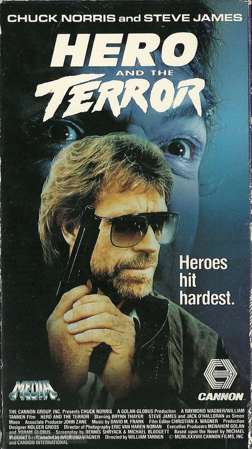 Hero And The Terror - VHS movie cover