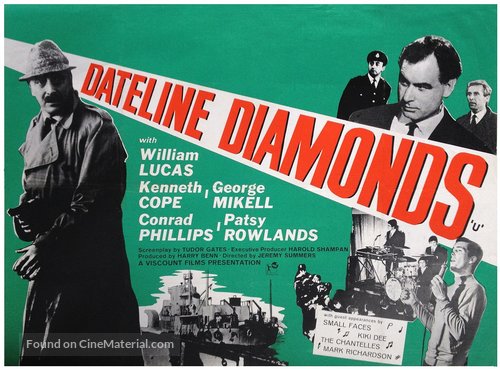 Dateline Diamonds - British Movie Poster