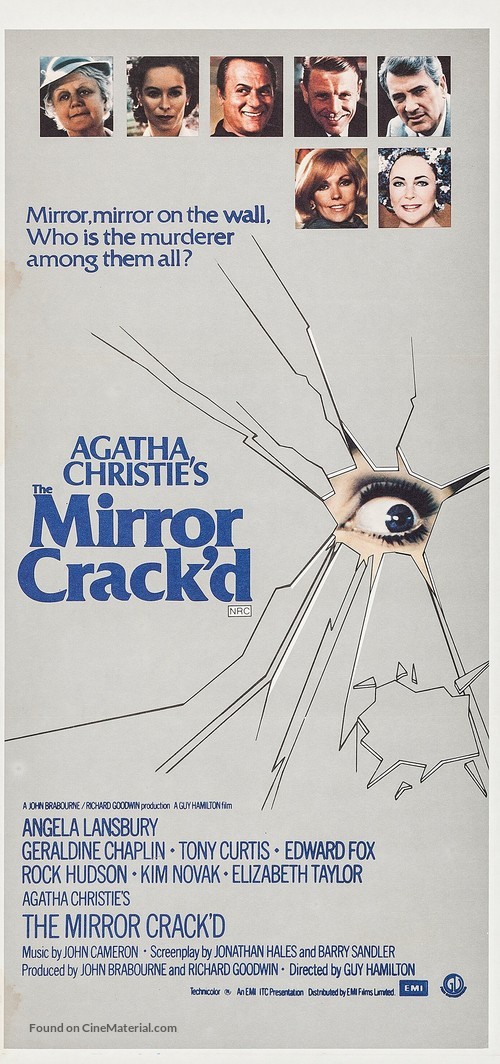 The Mirror Crack&#039;d - Australian Movie Poster