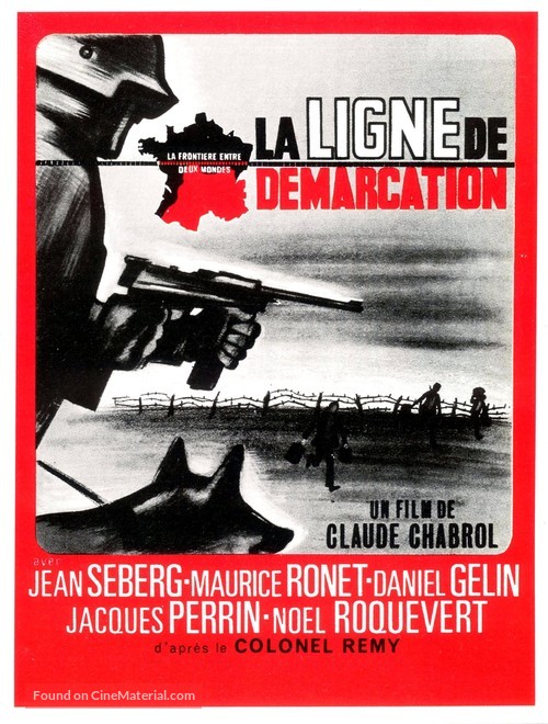 La ligne de d&eacute;marcation - French Movie Poster