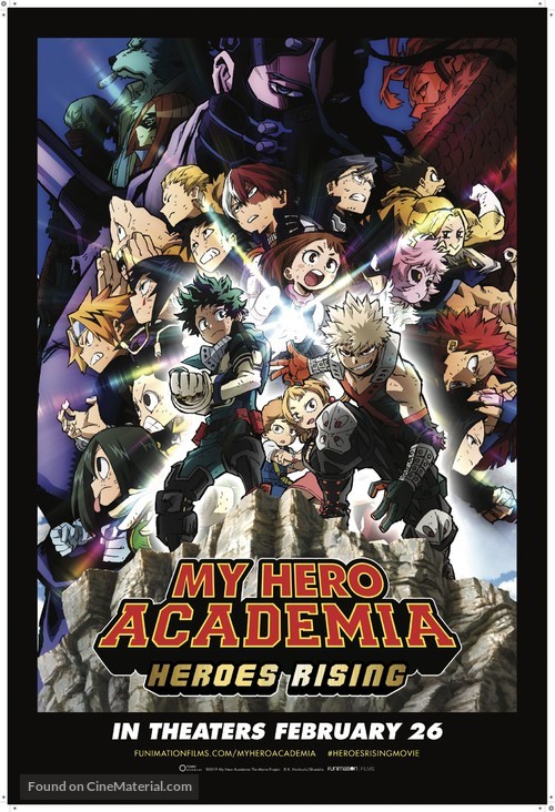 My Hero Academia - Boku no h&icirc;r&ocirc; akademia THE MOVIE - Heroes: Rising - H&icirc;r&ocirc;zu: Raijingu - Movie Poster