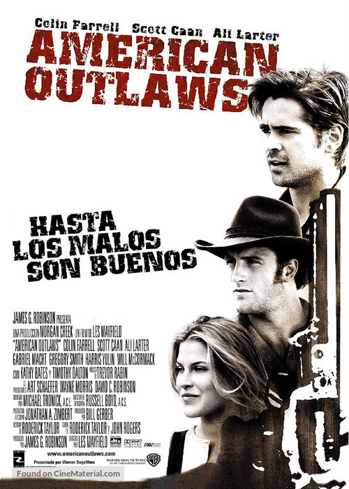 American Outlaws - Spanish Movie Poster