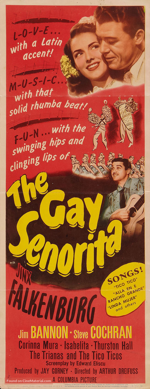 The Gay Senorita - Movie Poster