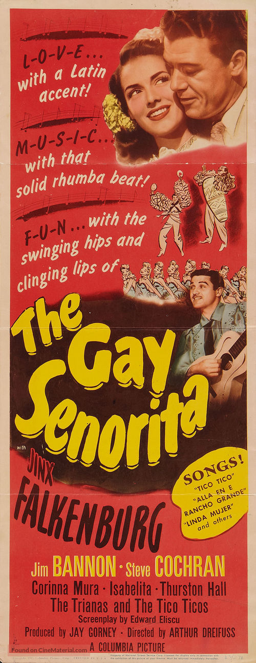 The Gay Senorita - Movie Poster