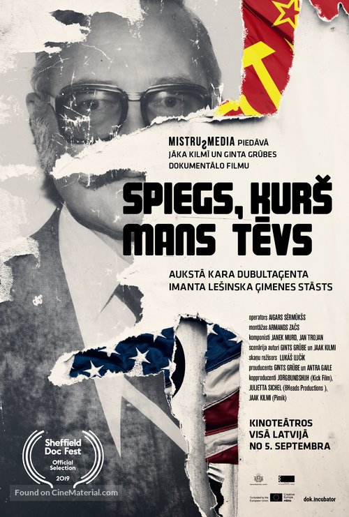 My Father the Spy - Latvian Movie Poster