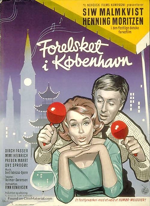 Forelsket i K&oslash;benhavn - Danish Movie Poster